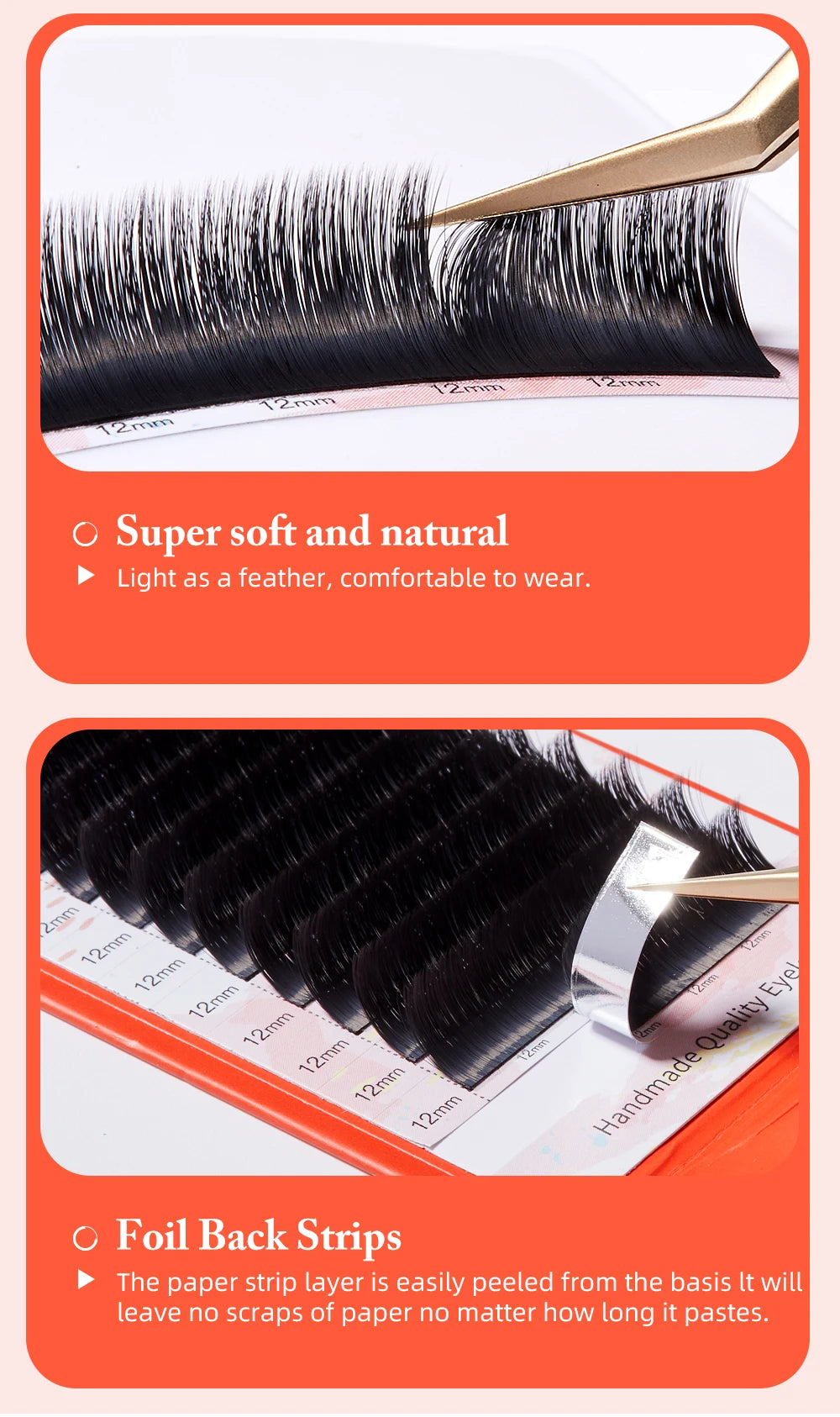 Extensions de Cils Volume Yelix – Easy Fan Noir Mat D Curl (8 à 15 mm) - Blinksy
